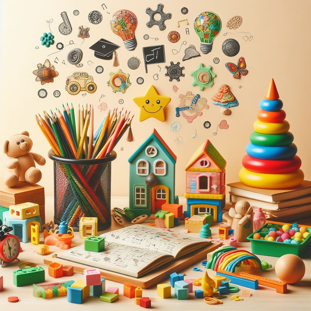 Развивающие игрушки и материалы для детского сада фото